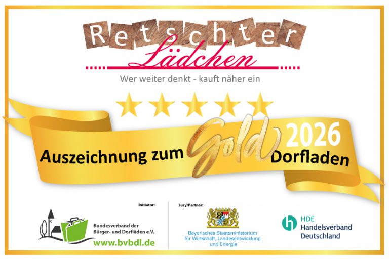 Gold Dorfladen des Jahres 2026